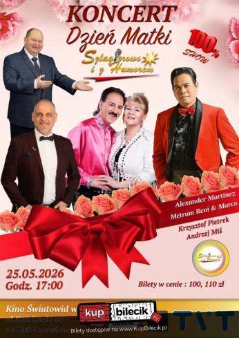 Czarnków Wydarzenie Koncert Szlagierowo i z Humorem na Dzień Matki