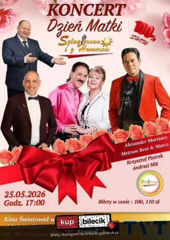 Czarnków Wydarzenie Koncert Szlagierowo i z Humorem na Dzień Matki
